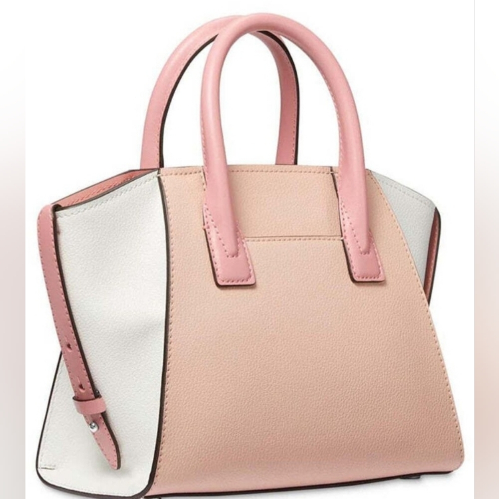 New Michael Kors Avril Small Top- Zip Satchel Primrose -multi - Picture 5 of 5